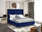 Modern tufted headboard full bed by Meridian additional picture 2