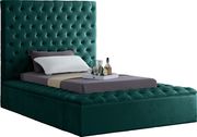 Green velvet tufted twin bed w/ storage by Meridian additional picture 3