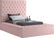 Pink velvet tufted twin bed w/ storage by Meridian additional picture 2