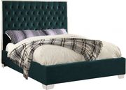 Tufted headboard king size bed in modern style by Meridian additional picture 2