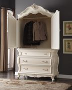 White pearl finish armoire by Meridian additional picture 2