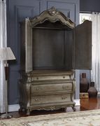 Antique silver finish armoire by Meridian additional picture 2