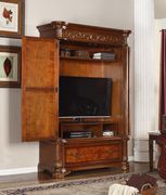 Traditional armoire in deep rich cherry finish by Meridian additional picture 2