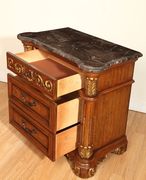 Traditional nightstand real marble tops by Meridian additional picture 2