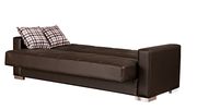 Brown leatherette sofa w/ storage & bed option by Empire Furniture USA additional picture 10