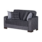 Stylish gray fabric pattern storage sofa / sofa bed by Empire Furniture USA additional picture 5