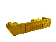 3pcs mustard velvet low-profile contemporary sectional sofa by Empire Furniture USA additional picture 6
