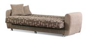 Casual chestnut chenille fabric storage sofa bed by Empire Furniture USA additional picture 5