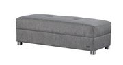 Reversible gray chenille fabric sectional w/ storage by Empire Furniture USA additional picture 4