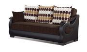 Fabric/bycast dark brown storage sofa / sofa bed by Empire Furniture USA additional picture 2