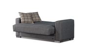 Gray fabric casual style loveseat additional photo 3 of 2
