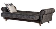 Gray fabric tufted arms sofa w/ storage by Empire Furniture USA additional picture 10
