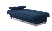 Navy chenille fabric sofa bed by Empire Furniture USA additional picture 4