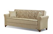 Elegant modern light beige fabric sofa bed by Empire Furniture USA additional picture 2