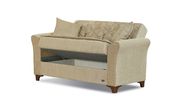 Elegant modern light beige fabric loveseat by Empire Furniture USA additional picture 2