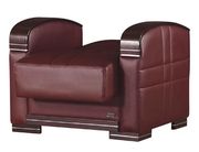 Versatile bycast chair w/ storage in brown by Empire Furniture USA additional picture 3