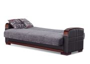 Modern two toned gray/black sofa bed w/ storage additional photo 5 of 5