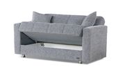 Chenille gray sleeper loveseat with storage by Empire Furniture USA additional picture 2