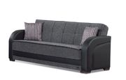 Asphalt gray casual sofa w/ storage and bed by Empire Furniture USA additional picture 2