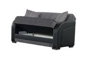 Asphalt gray casual loveseat w/ storage by Empire Furniture USA additional picture 2