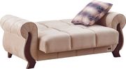 Beige fabric loveseat w/ storage by Empire Furniture USA additional picture 2