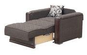 Versatile dark brown/gray chair by Empire Furniture USA additional picture 3