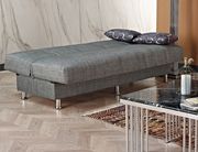 Stylish contemporary gray fabric sofa bed by Empire Furniture USA additional picture 6