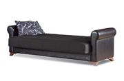 Espresso leatherette/fabric sofa bed by Empire Furniture USA additional picture 5