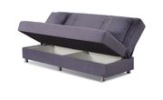 Modern sofa bed in dark gray microfiber by Empire Furniture USA additional picture 3