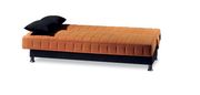 Orange/black microfiber sofa bed by Empire Furniture USA additional picture 3