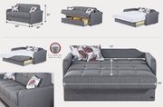 Modern pull-out sleeper / sofa bed by Empire Furniture USA additional picture 8