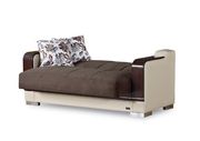 Two-toned fabric modern loveseat w/ storage by Empire Furniture USA additional picture 3