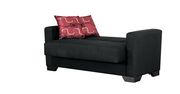 Black fabric sofa bed w/ storage by Empire Furniture USA additional picture 10