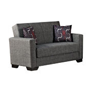 Gray fabric sofa bed w/ storage by Empire Furniture USA additional picture 5