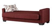 Burgundy fabric sofa bed w/ storage by Empire Furniture USA additional picture 7