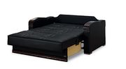 Loveseat sofa bed in black leatherette by Empire Furniture USA additional picture 5