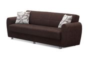 Chocolate brown fabric storage sofa / sofa bed by Empire Furniture USA additional picture 2