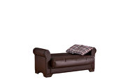 Bycast convertible leather loveseat by Empire Furniture USA additional picture 3