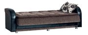 Rich bycast / brown fabric sofa / sofa bed by Empire Furniture USA additional picture 3