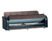 Rich bycast / brown fabric sofa / sofa bed by Empire Furniture USA additional picture 4