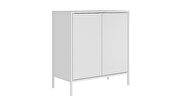 Double wide 29.92 high cabinet in white by Manhattan Comfort additional picture 2