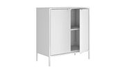 Double wide 29.92 high cabinet in white by Manhattan Comfort additional picture 4