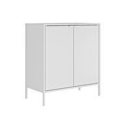 Double wide 29.92 high cabinet in white by Manhattan Comfort additional picture 6
