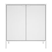 Double wide 29.92 high cabinet in white by Manhattan Comfort additional picture 7