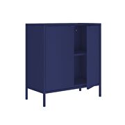 Double wide 29.92 high cabinet in blue by Manhattan Comfort additional picture 4
