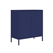 Double wide 29.92 high cabinet in blue by Manhattan Comfort additional picture 5