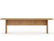 67.91 rustic country dining bench in nature by Manhattan Comfort additional picture 2