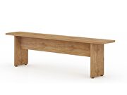 67.91 rustic country dining bench in nature by Manhattan Comfort additional picture 4