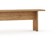 67.91 rustic country dining bench in nature by Manhattan Comfort additional picture 9