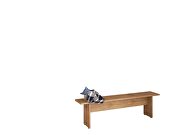 67.91 rustic country dining bench in nature by Manhattan Comfort additional picture 10